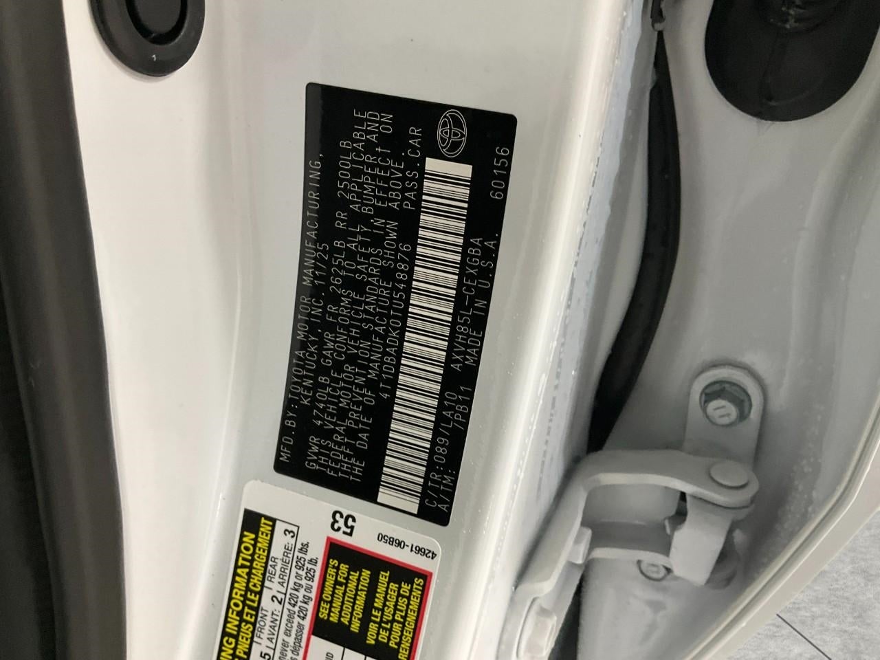 2026 Toyota Camry XLE AWD