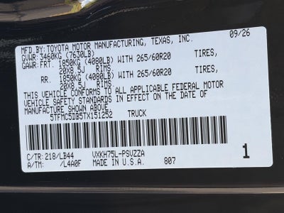 2026 Toyota Tundra i-FORCE MAX Tundra 1794 Edition