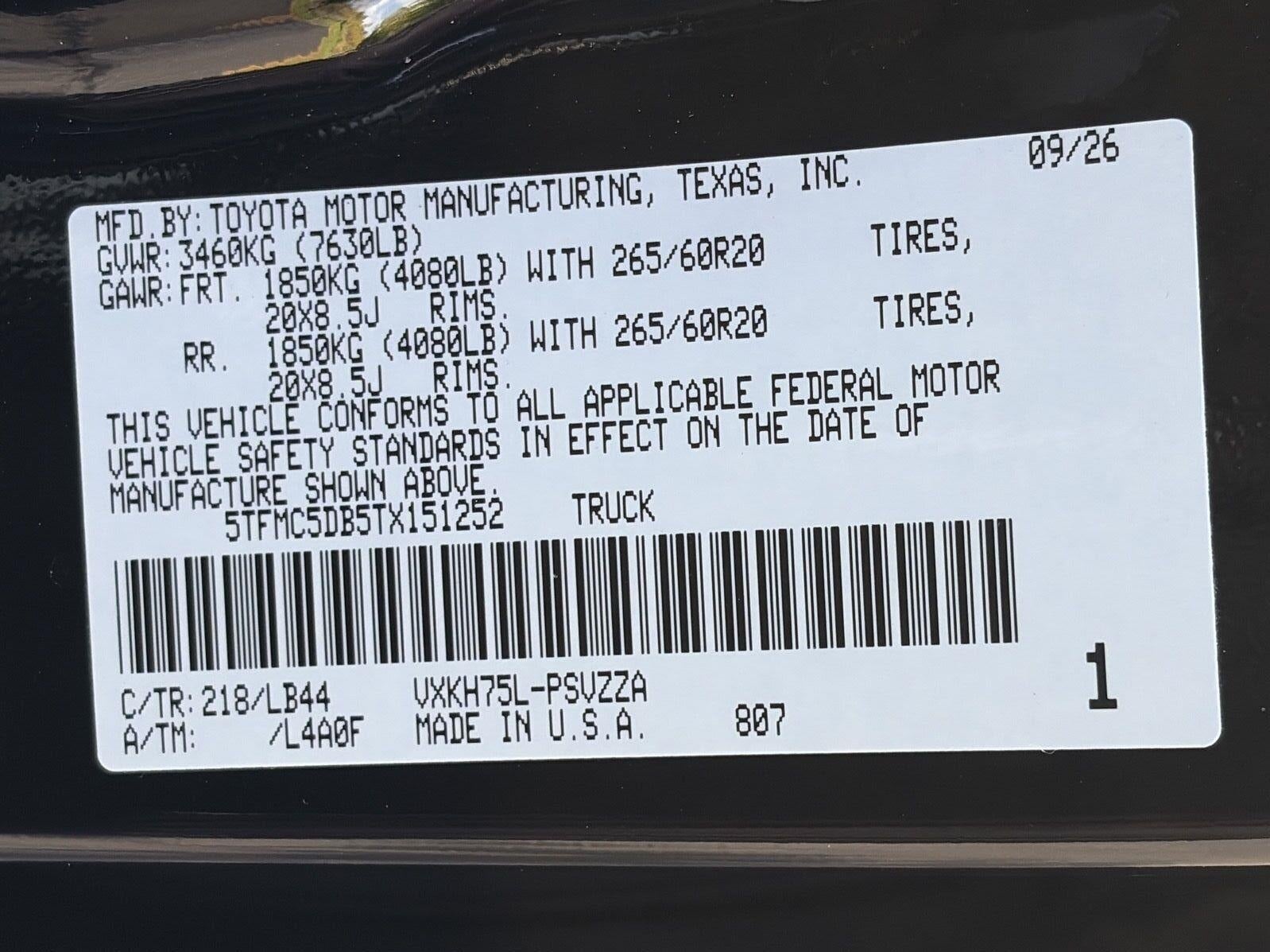 2026 Toyota Tundra i-FORCE MAX Tundra 1794 Edition