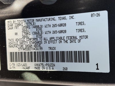 2026 Toyota Tundra Platinum