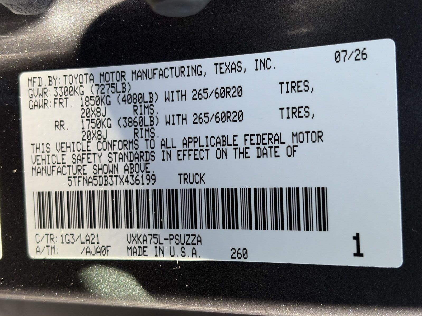 2026 Toyota Tundra Platinum