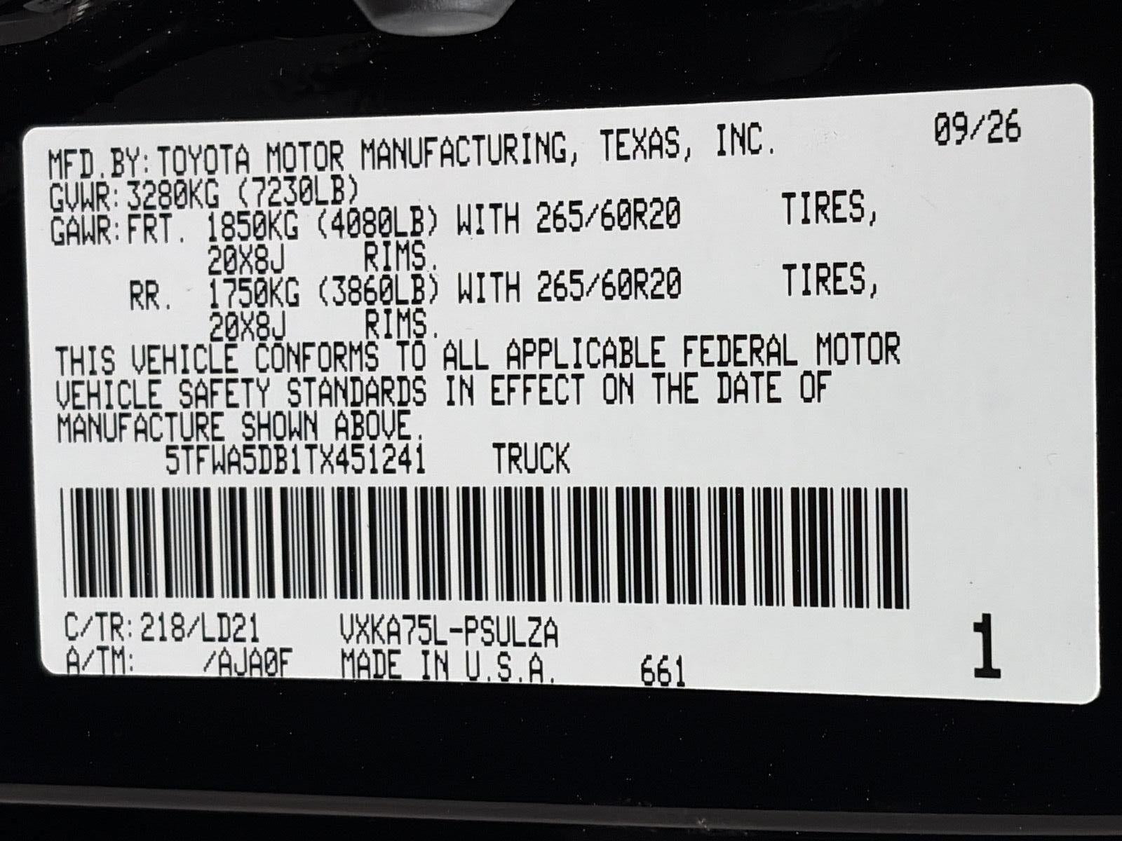 2026 Toyota Tundra Limited