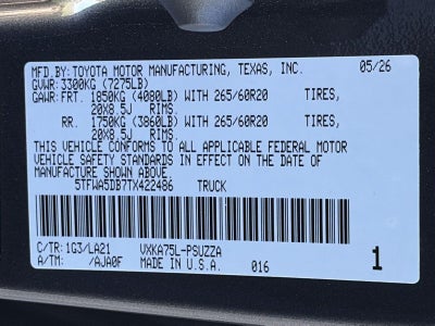 2026 Toyota Tundra Platinum