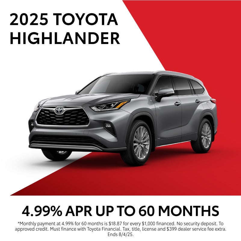 2025 Toyota Highlander | Bergstrom Toyota Specials Oshkosh, WI