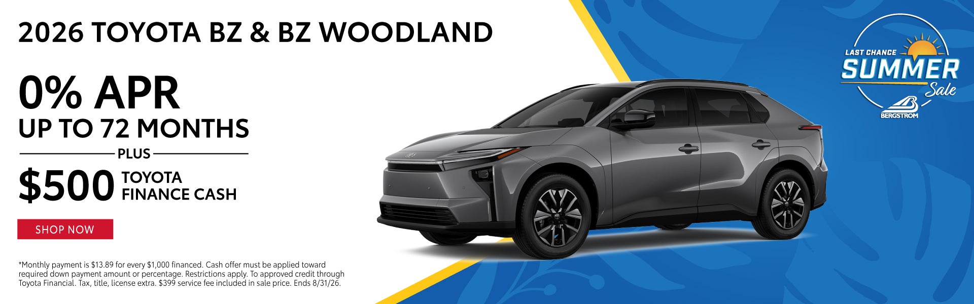 2026 Toyota BZ & BZ Woodland