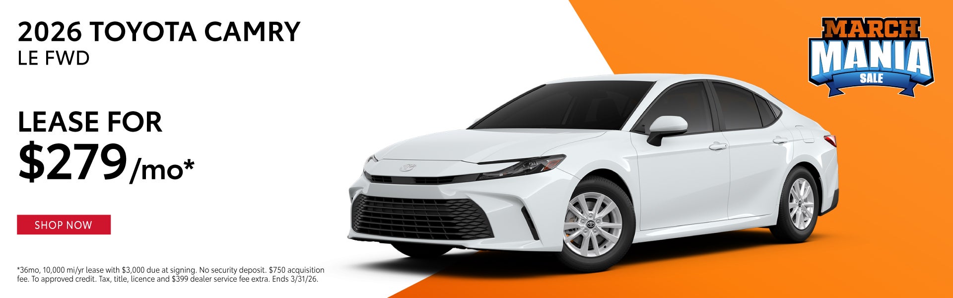 2026 Toyota Camry LE FWD